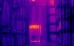 Thermal image cold room